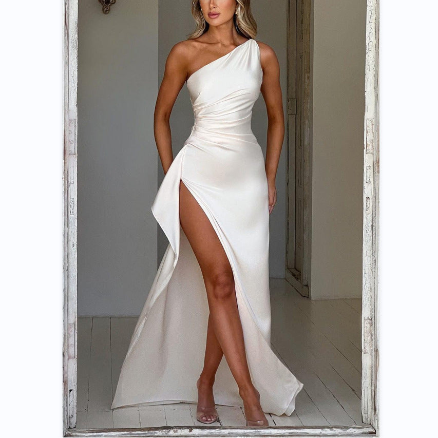 Elara Satin Dress