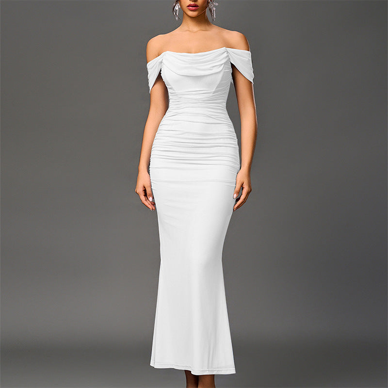 Elena Off-Shoulder Gown