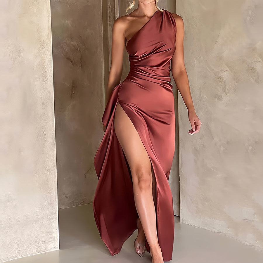 Elara Satin Dress