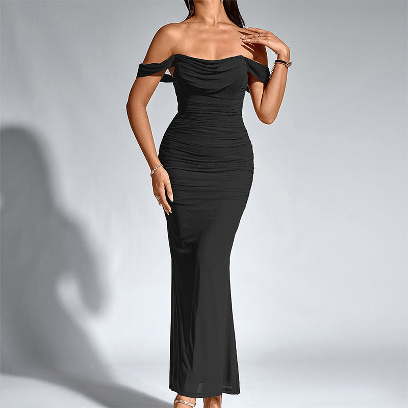 Elena Off-Shoulder Gown