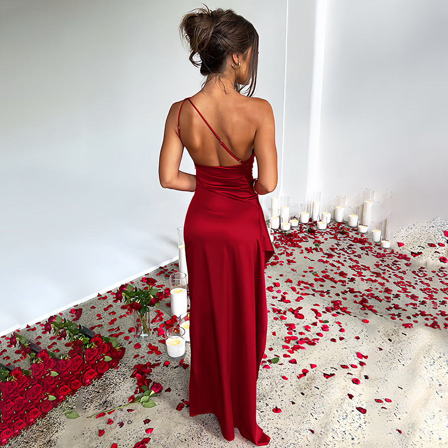 Elara Satin Dress